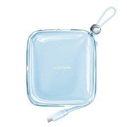 Powerbank 10000mAh Jelly Series 22,5W su USB-C kabeliu mėlynas