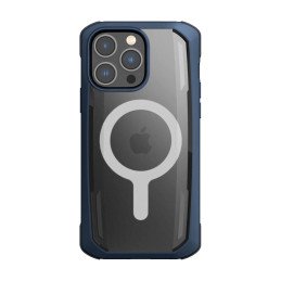 „Raptic X-Doria Secure“ dėklas, skirtas „iPhone 14 Pro Max“ su „MagSafe“ šarvuotu dangteliu, mėlynu