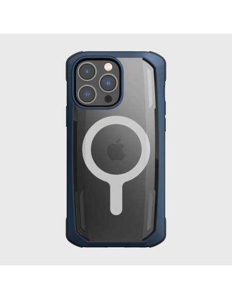 „Raptic X-Doria Secure“ dėklas, skirtas „iPhone 14 Pro Max“ su „MagSafe“ šarvuotu dangteliu, mėlynu „Raptic X-Doria Secure“ dėklas, skirtas „iPhone 14 Pro Max“ su „MagSafe“ šarvuotu dangteliu, mėlynu