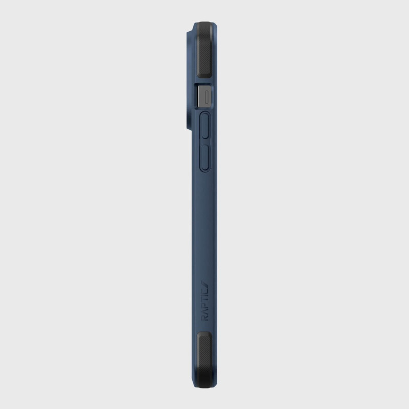 „Raptic X-Doria Secure“ dėklas, skirtas „iPhone 14 Pro Max“ su „MagSafe“ šarvuotu dangteliu, mėlynu