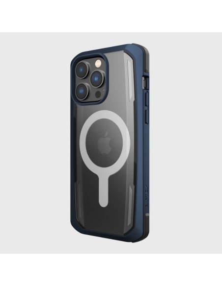 „Raptic X-Doria Secure“ dėklas, skirtas „iPhone 14 Pro Max“ su „MagSafe“ šarvuotu dangteliu, mėlynu „Raptic X-Doria Secure“ dėklas, skirtas „iPhone 14 Pro Max“ su „MagSafe“ šarvuotu dangteliu, mėlynu