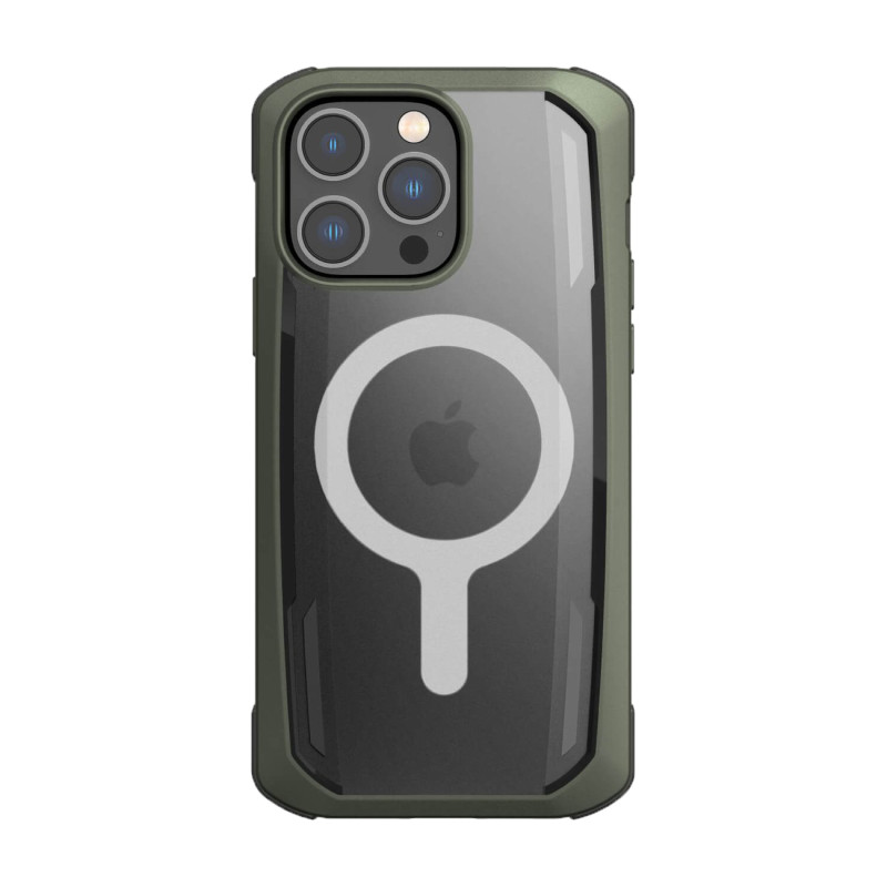 „Raptic X-Doria“ saugus dėklas, skirtas „iPhone 14 Pro Max“ su „MagSafe“ šarvuotu dangteliu, žaliu „Raptic X-Doria“ saugus dėklas, skirtas „iPhone 14 Pro Max“ su „MagSafe“ šarvuotu dangteliu, žaliu