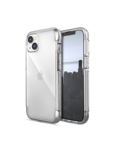 Raptic X-Doria Air Case iPhone 14 dėklas, šarvuotas dangtelis, sidabrinis Raptic X-Doria Air Case iPhone 14 dėklas, šarvuotas dangtelis, sidabrinis