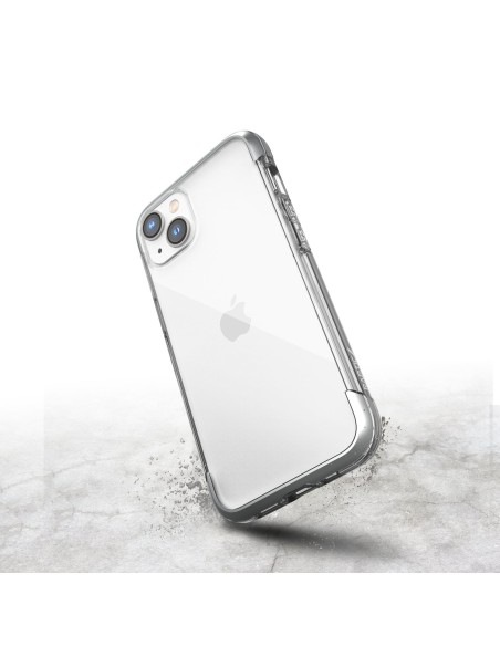 Raptic X-Doria Air Case iPhone 14 dėklas, šarvuotas dangtelis, sidabrinis Raptic X-Doria Air Case iPhone 14 dėklas, šarvuotas dangtelis, sidabrinis