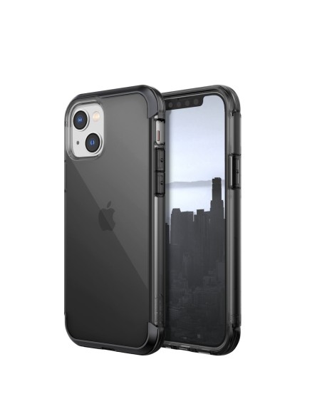 Raptic X-Doria Air Case iPhone 14 dėklas, šarvuotas dangtelis, pilkas Raptic X-Doria Air Case iPhone 14 dėklas, šarvuotas dangtelis, pilkas