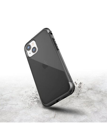 Raptic X-Doria Air Case iPhone 14 dėklas, šarvuotas dangtelis, pilkas Raptic X-Doria Air Case iPhone 14 dėklas, šarvuotas dangtelis, pilkas