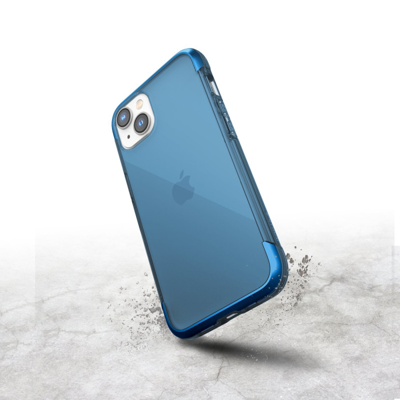 Raptic X-Doria Air Case iPhone 14 dėklas, šarvuotas dangtelis, mėlynas
