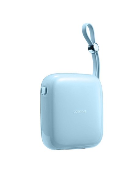 Powerbank 10000mAh Jelly Series 22,5W su USB-C kabeliu mėlynas Powerbank 10000mAh Jelly Series 22,5W su USB-C kabeliu mėlynas