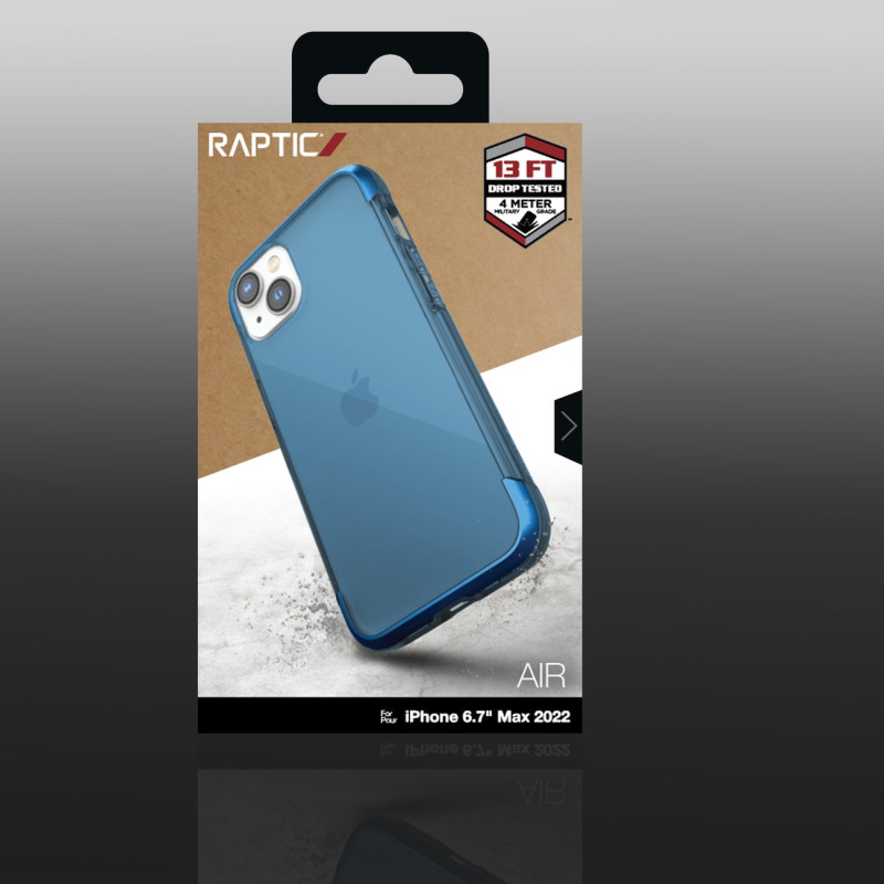 Raptic X-Doria Air Case iPhone 14 Plus šarvuotas dangtelis mėlynas