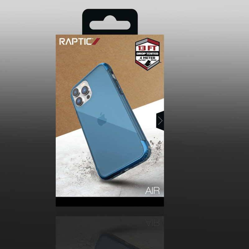 Raptic X-Doria Air Case iPhone 14 Pro dėklas, šarvuotas dangtelis, mėlynas