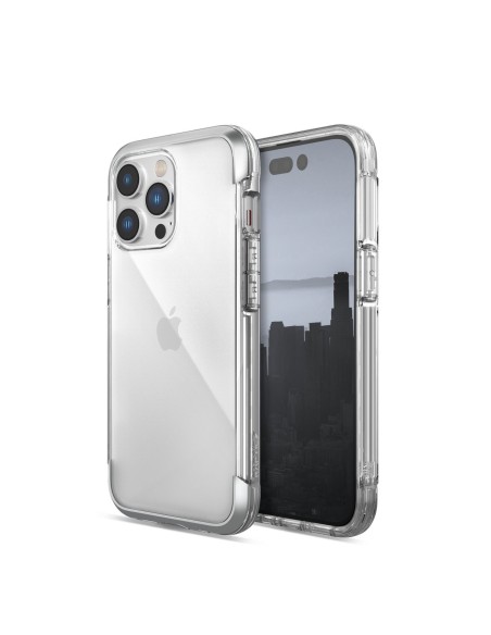 Raptic X-Doria Air Case iPhone 14 Pro Max, šarvuotas dangtelis, sidabrinis Raptic X-Doria Air Case iPhone 14 Pro Max, šarvuotas dangtelis, sidabrinis