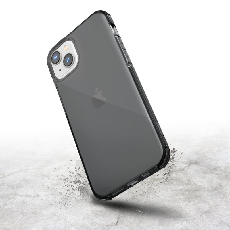 Raptic X-Doria Clear Case iPhone 14 dėklas, šarvuotas dangtelis, pilkas
