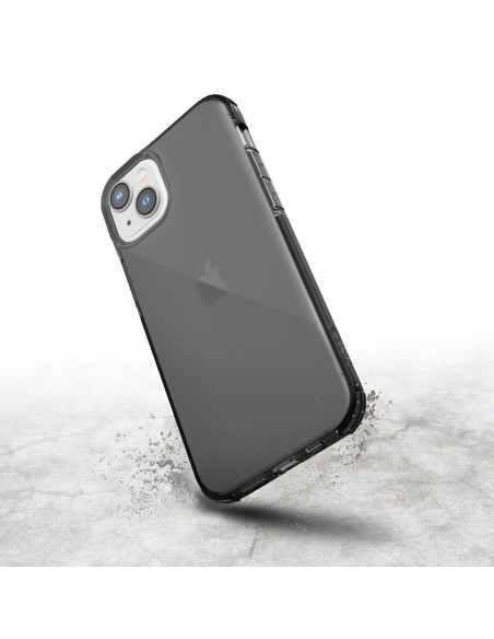 Raptic X-Doria Clear Case iPhone 14 dėklas, šarvuotas dangtelis, pilkas Raptic X-Doria Clear Case iPhone 14 dėklas, šarvuotas dangtelis, pilkas