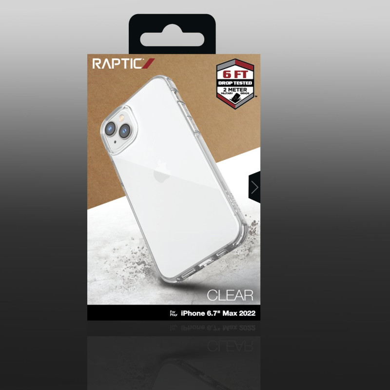 Raptic X-Doria Clear Case iPhone 14 Plus šarvuotas permatomas dangtelis