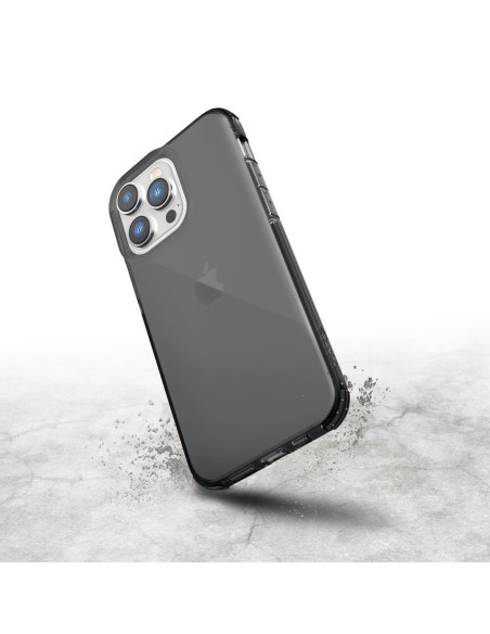 Raptic X-Doria Clear Case iPhone 14 Pro dėklas, šarvuotas dangtelis, pilkas Raptic X-Doria Clear Case iPhone 14 Pro dėklas, šarvuotas dangtelis, pilkas