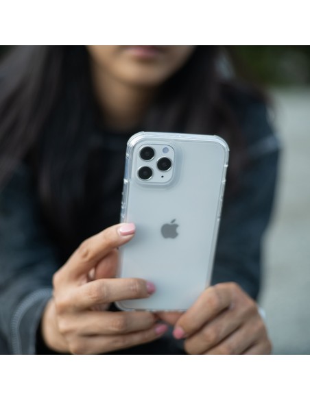 Raptic X-Doria Clear Case iPhone 14 Pro Max šarvuotas dangtelis juodas