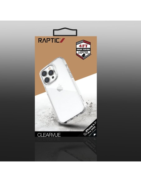 Raptic X-Doria Clearvue Case iPhone 14 Pro skaidrus galinis dangtelis Raptic X-Doria Clearvue Case iPhone 14 Pro skaidrus galinis dangtelis