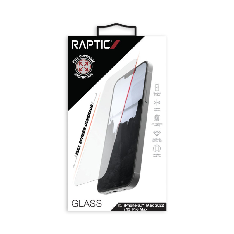 Raptic X-Doria Full Glass grūdinto stiklo iPhone 14 Plus visam ekranui