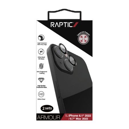 Raptic X-Doria Armor Camera Glass iPhone 14/ 14 Plus grūdintas stiklas galinei kamerai Raptic X-Doria Armor Camera Glass iPhone 14/ 14 Plus grūdintas stiklas galinei kamerai