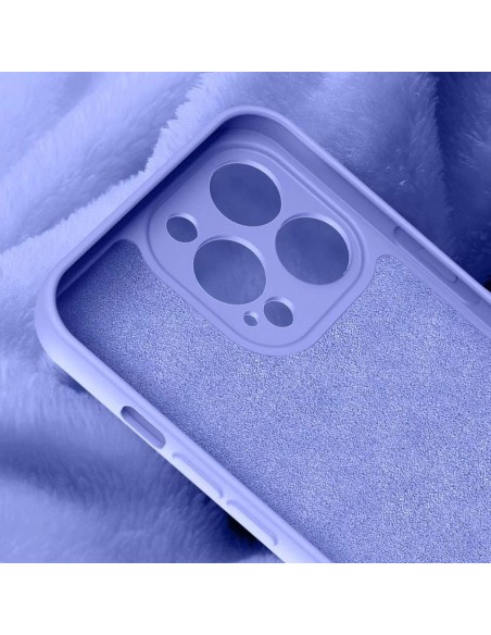 Silikono dėklas iPhone 14 Plus, silikoninis dangtelis, šviesiai mėlynas