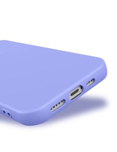 Silikono dėklas iPhone 14 Plus, smėlio spalvos silikoninis dangtelis