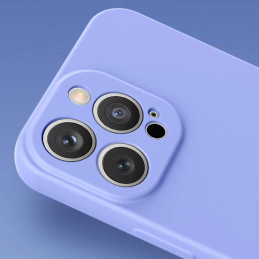 Silikono dėklas iPhone 14 Plus, silikoninis dangtelis, fuksija