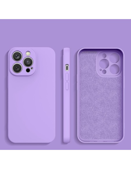 Silikono dėklas iPhone 14 Plus, silikoninis dangtelis, violetinė