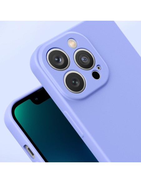 Silikono dėklas iPhone 14 Plus, silikoninis dangtelis, violetinė