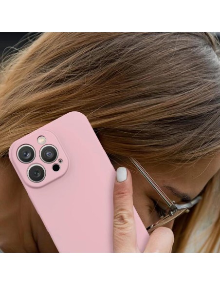 Silikono dėklas iPhone 14 Plus, silikoninis dangtelis, violetinė