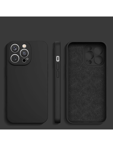 Silikoninis dėklas Xiaomi Redmi Note 11 / Note 11S silikoninis dangtelis juodas