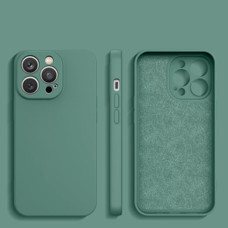 Silikoninis dėklas Xiaomi Redmi Note 11 / Note 11S silikoninis dangtelis žalias Silikoninis dėklas Xiaomi Redmi Note 11 / Note 11S silikoninis dangtelis žalias