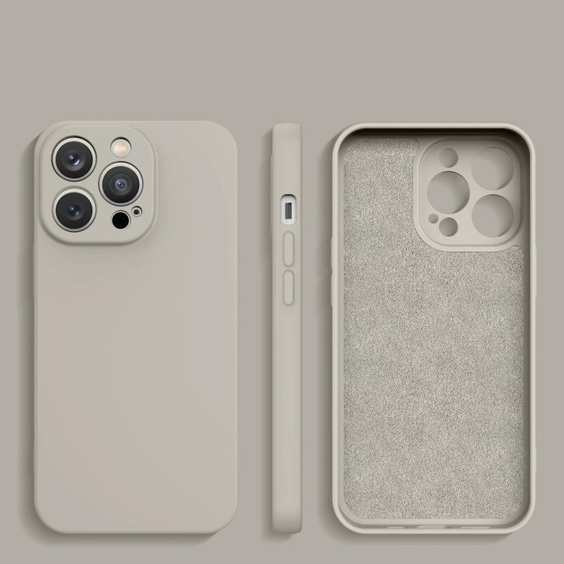 Silikono dėklas Xiaomi Redmi Note 11 Pro 5G / 11 Pro / 11E Pro silikoninis dangtelis smėlio spalvos
