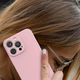 Silikono dėklas Xiaomi Redmi Note 11 Pro 5G / 11 Pro / 11E Pro silikoninis dangtelis fuksija