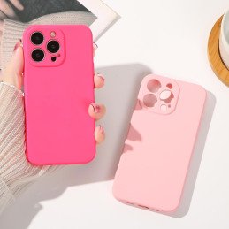 Silikono dėklas Xiaomi Redmi Note 11 Pro 5G / 11 Pro / 11E Pro silikoninis dangtelis fuksija