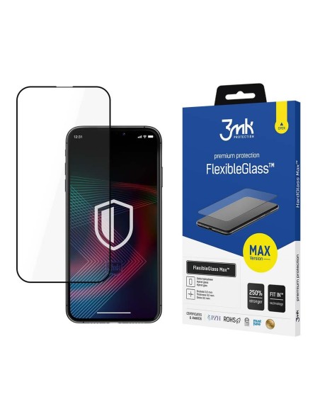 3mk FlexibleGlass Max™ hibridinis stiklas, skirtas iPhone 14 Pro 3mk FlexibleGlass Max™ hibridinis stiklas, skirtas iPhone 14 Pro