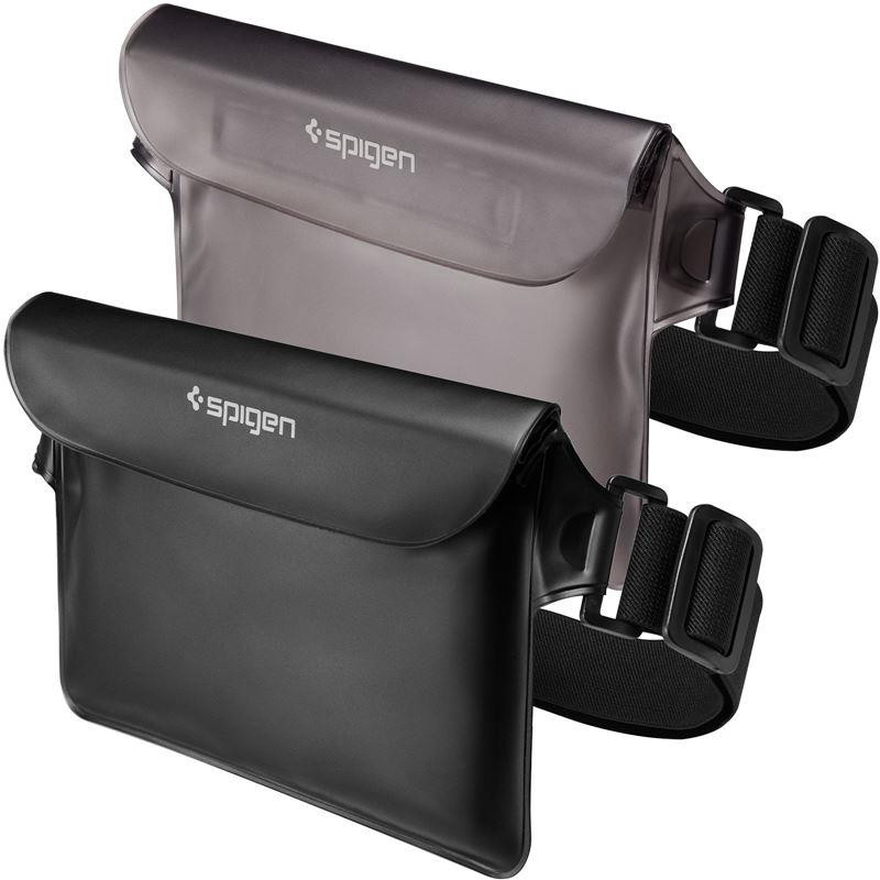 Spigen Aqua Shield A620 vandeniui atsparus klubinis krepšys IPX8 - juodas 2 vnt.