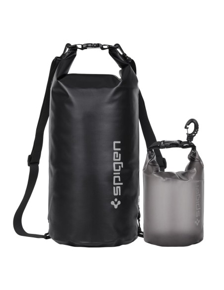 Spigen Aqua Shield A630 maišelis, atsparus vandeniui 20 l + maišelis 2 l - juodas Spigen Aqua Shield A630 maišelis, atsparus vandeniui 20 l + maišelis 2 l - juodas