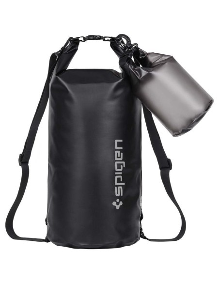 Spigen Aqua Shield A630 maišelis, atsparus vandeniui 20 l + maišelis 2 l - juodas Spigen Aqua Shield A630 maišelis, atsparus vandeniui 20 l + maišelis 2 l - juodas