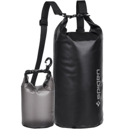 Spigen Aqua Shield A630 maišelis, atsparus vandeniui 20 l + maišelis 2 l - juodas