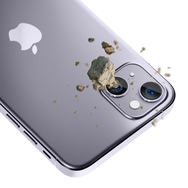3mk Lens Protection Pro fotoaparato dangtelis, skirtas iPhone 14 – violetinė
