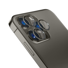 3mk Lens Protection Pro kameros dangtelis skirtas iPhone 14 Pro / iPhone 14 Pro Max - grafitas