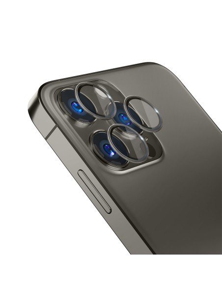 3mk Lens Protection Pro kameros dangtelis skirtas iPhone 14 Pro / iPhone 14 Pro Max - grafitas