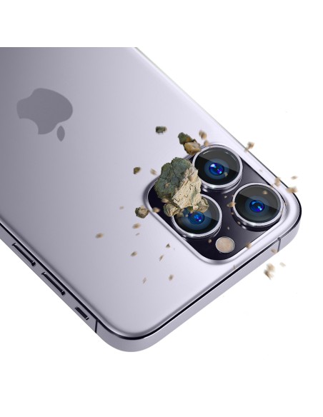 3mk Lens Protection Pro kameros dangtelis, skirtas iPhone 14 Pro / iPhone 14 Pro Max – violetinė