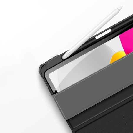 Dux Ducis Toby dėklo iPad 10.9& 39 & 39 2022 (10 kartos) dangtelis su vieta Apple Pencil išmanaus dangtelio stovui mėlyn...