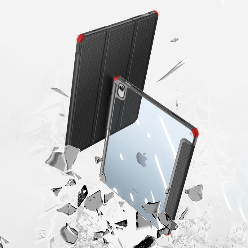 Dux Ducis Toby dėklo iPad 10.9& 39 & 39 2022 (10 kartos) dangtelis su vieta Apple Pencil išmanaus dangtelio stovui mėlyn...