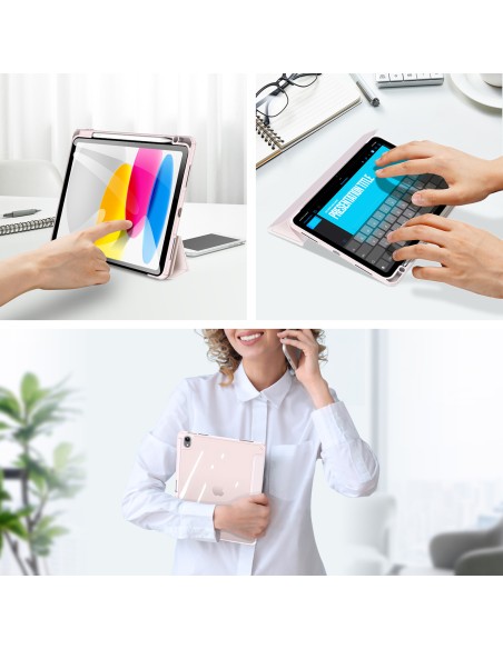 Dux Ducis Toby dėklas iPad 10.9& 39 & 39 2022 (10 kartos) dangtelis su vieta Apple Pencil išmaniesiems dangtelių stovui,... Dux Ducis Toby dėklas iPad 10.9& 39 & 39 2022 (10 kartos) dangtelis su vieta Apple Pencil išmaniesiems dangtelių stovui,...