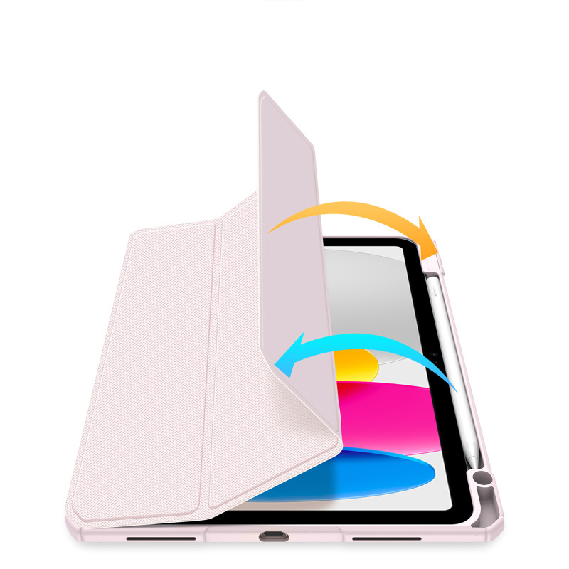 Dux Ducis Toby dėklas iPad 10.9& 39 & 39 2022 (10 kartos) dangtelis su vieta Apple Pencil išmaniesiems dangtelių stovui,...