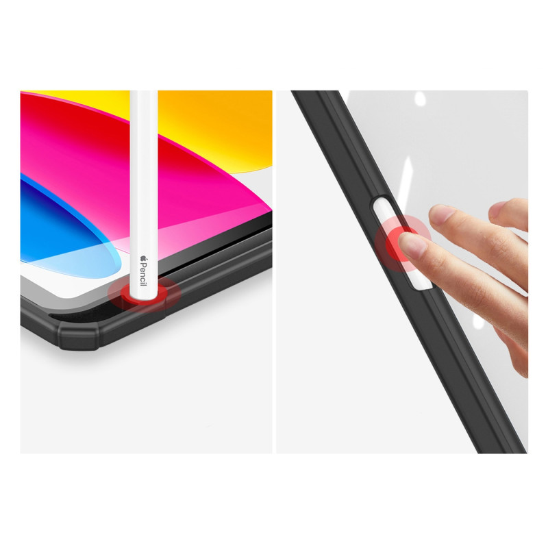 Dux Ducis Toby dėklas iPad 10.9& 39 & 39 2022 (10 kartos) dangtelis su vieta Apple Pencil išmaniesiems dangtelių stovui,...
