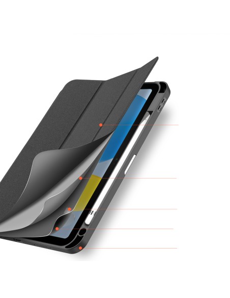 Dux Ducis Domo dėklas iPad 10.9& 39 & 39 2022 (10 kartos) išmanusis dangtelio stovas juodas Dux Ducis Domo dėklas iPad 10.9& 39 & 39 2022 (10 kartos) išmanusis dangtelio stovas juodas