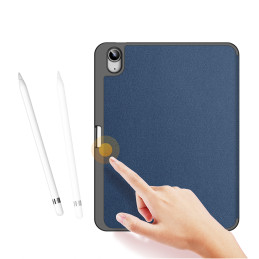 Dux Ducis Domo dėklas iPad 10.9& 39 & 39 2022 (10 kartos) išmanusis dangtelio stovas mėlynas